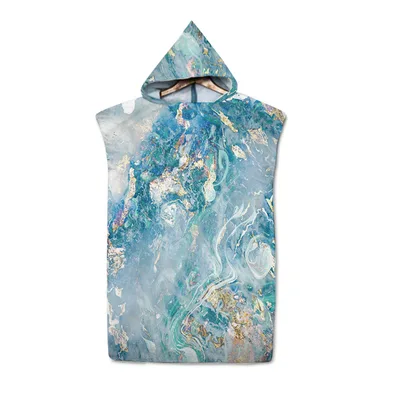 Beach Sun Protection Changing Hooded Cloak, Wearable Beach Swimming Towel Color19 74×110 Fiber - Shop at LoveMi