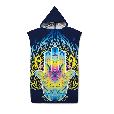 Beach Sun Protection Changing Hooded Cloak, Wearable Beach Swimming Towel Color24 74×110 Fiber - Shop at LoveMi