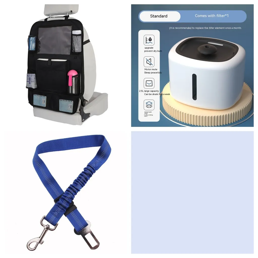 Pet Intelligent Water Dispenser Automatic Circulation - Blue