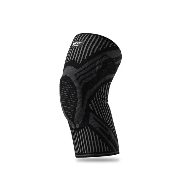 Outdoor Sports Fitness Silicone Spring Compression Knee Brace Black - Shop at LoveMi