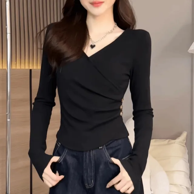 Women's Stylish Base Layer Top Black - Shop at LoveMi