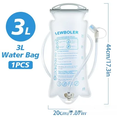 Sports Foldable Portable Water Bag Transparent Water Bag 3L - Shop at LoveMi