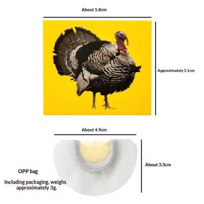 Turkey Bird Whistle Ventriloquism Tool Novel And Creative Toy White - Shop at LoveMi
