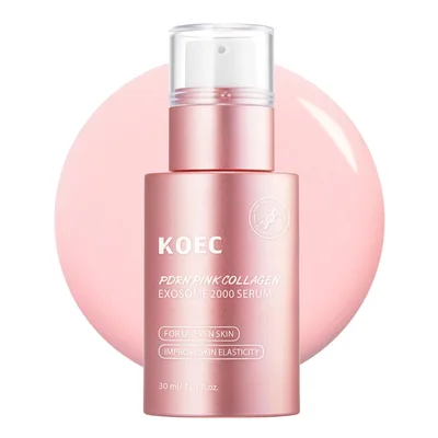 Blue Microneedle Facial Serum For Clogged Pores Pink Polypeptide Collagen - Shop at LoveMi