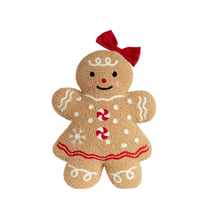 Christmas Gingerbread Man Cookie Figurine Plush Pillow Women'S - Shop at LoveMi