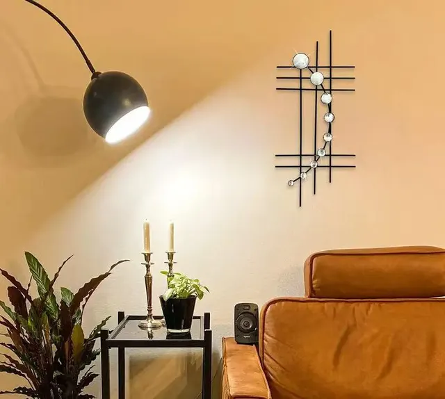 Creative Cross border Polygonal Wall Decoration Black - Shop at LoveMi