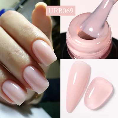 Reinforced Long lasting No file Base Coat With Shimmering Glitter Gel Polish B069 - Shop at LoveMi