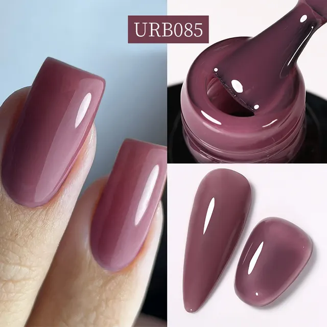Reinforced Long lasting No file Base Coat With Shimmering Glitter Gel Polish B085 - Shop at LoveMi