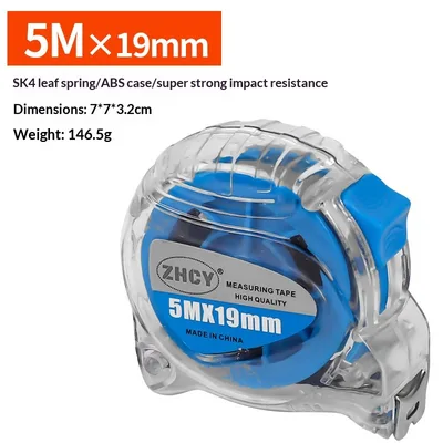 Stainless Steel Drop proof Waterproof And Rust proof Circle Ruler 5M 19Mm - Shop at LoveMi