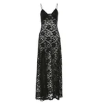 Women's Solid-colour Slim-fit Dress - Black