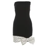 Hip-hugging Short Tight-fitting Dress - Black