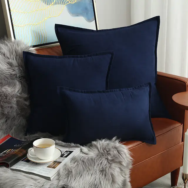 Sofa Throw Pillow With Ruffled Nordic Style Minimalist Luxury Square Pillowcase Style 3 - Shop at LoveMi