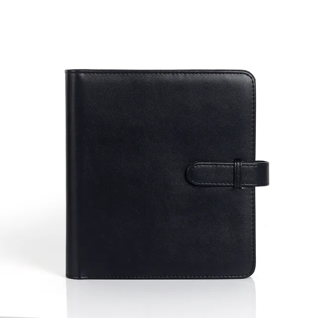 Solid color PU Photo Album With 288 Square Photo Slots Black - Shop at LoveMi