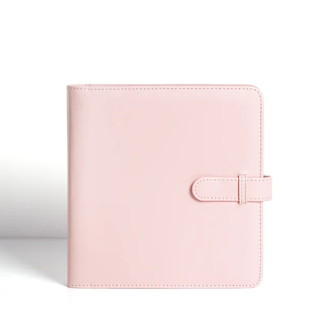 Solid color PU Photo Album With 288 Square Photo Slots Pink - Shop at LoveMi
