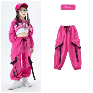 Girls' Jazz Dance Performance Outfit - Trousers