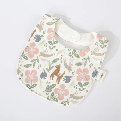 Baby's Pure Cotton Waterproof U Shaped Bib Animal Garden - Shop at LoveMi