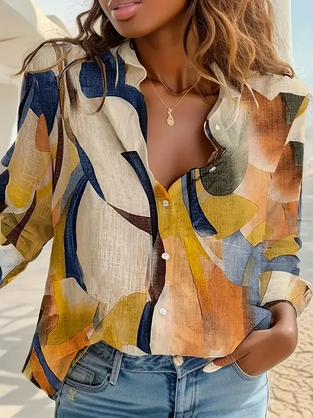 Women's Summer 3D Printed Blouse Fdh6 - Shop at LoveMi