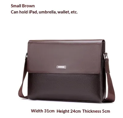 Trendy Men's Business Office And Casual Large capacity Leather Bag Lemon Color Small Size - Shop at LoveMi