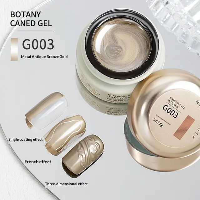 Japanese style Liquid Mirror Metallic Gel Polish G003 Metal Bronze - Shop at LoveMi
