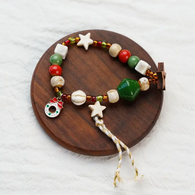 New Best selling Christmas Bracelet And Beaded Necklace Small Decorative Gift 14 Style - Shop at LoveMi