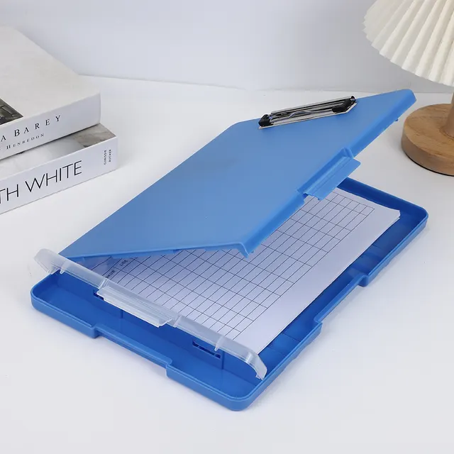 Multi functional Folder With Pen Slot And Writing Pad Blue - Shop at LoveMi