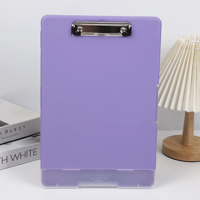 Multi functional Folder With Pen Slot And Writing Pad Purple - Shop at LoveMi