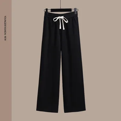 Spring Women's Clothing Student Hoodie Set Preppy style Straight leg Pants K02 Pants Xl - Shop at LoveMi