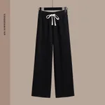 Spring Women's Clothing Student Hoodie Set Preppy-style Straight-leg Pants - K02 Pants
