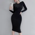 Long Sleeve Dress-L