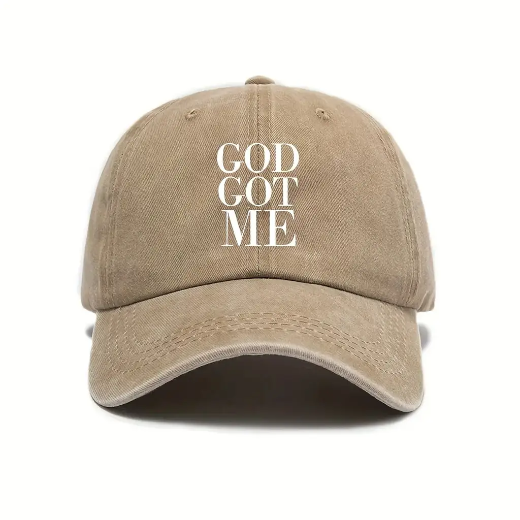 Retro Washed All-season Versatile Baseball Cap For Outdoor Use - Khaki