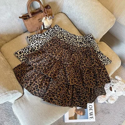 Fashionable Minimalist High waisted Versatile Skirt Coffee - Shop at LoveMi
