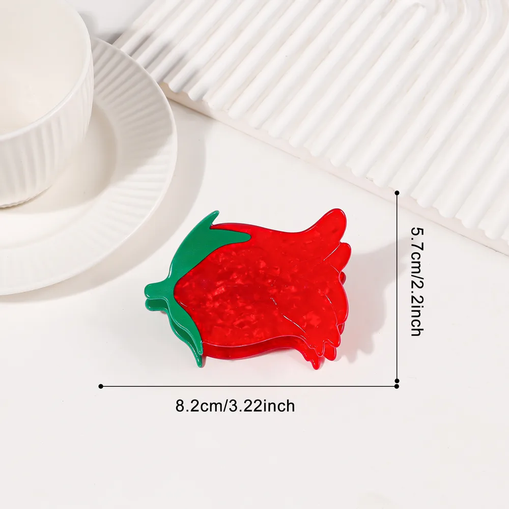 Croissant Coffee Hair Clip Shark Clip Rose - Shop at LoveMi