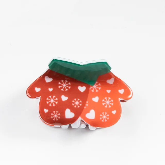 Christmas themed Cute Gloves, Snowman, And Cookie Hair Clips Gloves - Shop at LoveMi
