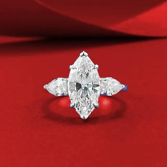 Fashionable Two tone Ring For Women White - Shop at LoveMi