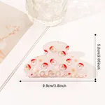 Christmas Themed Atmospheric Colorful Shark Hair Clip - White Old Man