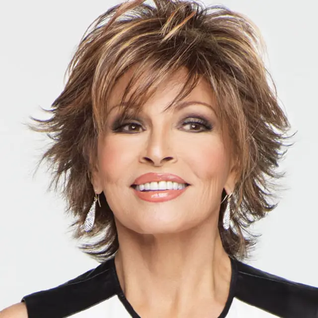 Fashionable Fluffy High Temperature Fiber Short Curly Wig Cap Light Brown - Shop at LoveMi