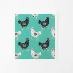 Black And White Rooster