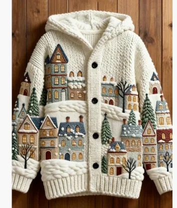 Women's Casual Printed Cardigan Loose Fitting Long Coat Dzmy49 M - Shop at LoveMi