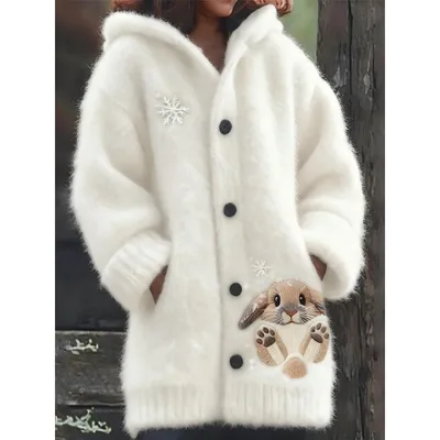 Women's Casual Printed Cardigan Loose Fitting Long Coat Jlwt Cqkj 329830 - Shop at LoveMi