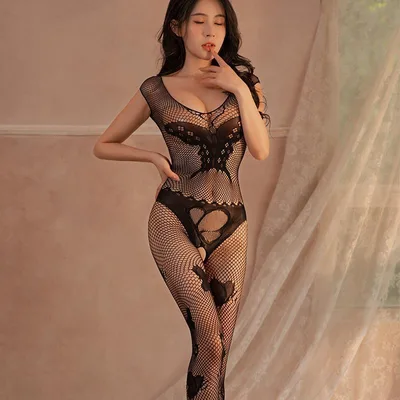 Women's Sexy Lace Bodysuit Stockings No 11 8981 Average Size - Shop at LoveMi