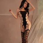 Women's Sexy Lace Bodysuit Stockings - No 26 8963-Average Size