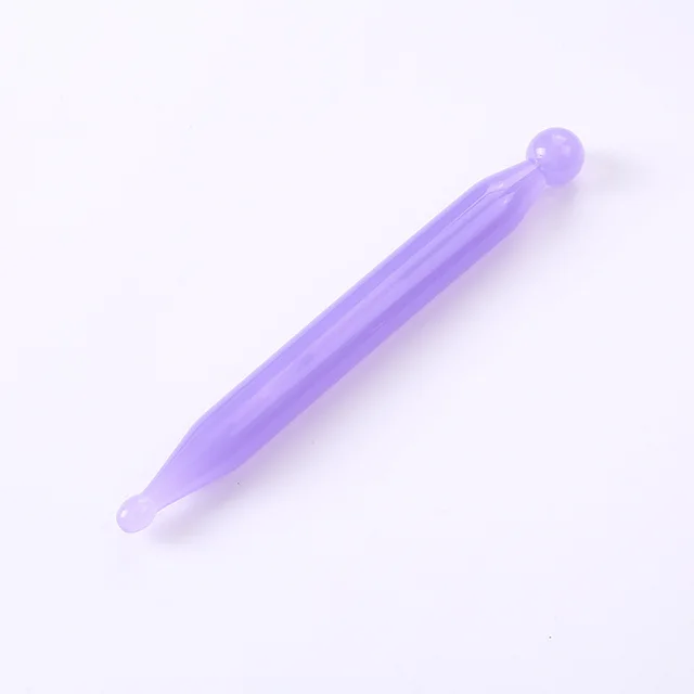 Triangular Sparrow foot Sole Meridian stimulating Acupoint pressing Pen Meridian Brush Purple - Shop at LoveMi