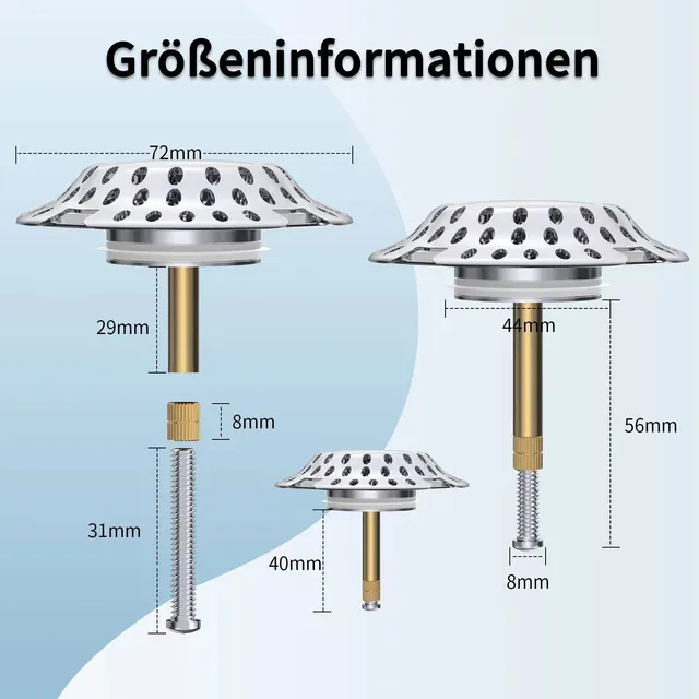 Brass Bathtub Drain Odor proof Plug E Style - Shop at LoveMi