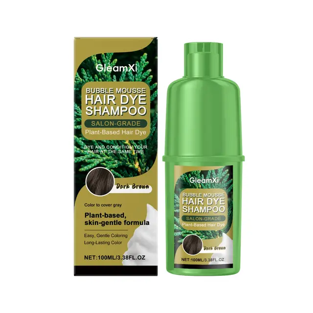 Hair Dye Shampoo Dark Brown - Shop at LoveMi