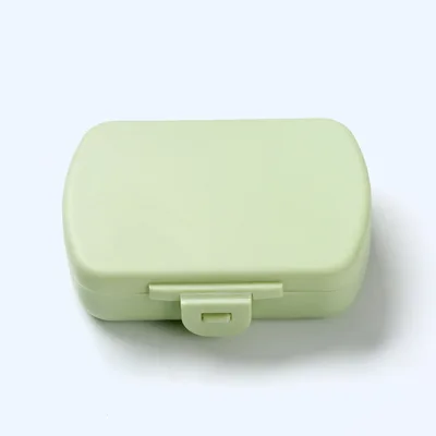 Mini Six compartment Moisture proof Capsule And Pill Storage Box Green - Shop at LoveMi