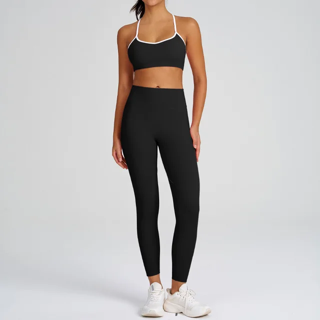 Women's Butt Lifting Athletic Fitness Outfit Set Black - Shop at LoveMi