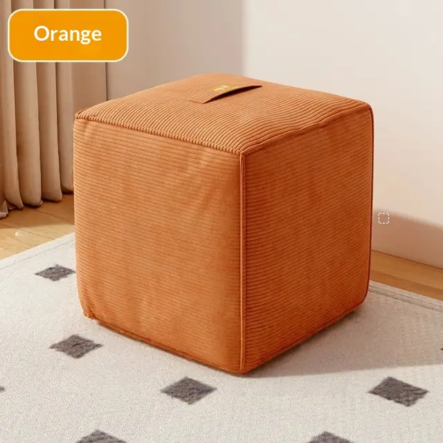 Storage Stool For Home Usesophisticated And Stylish Perfect For The Living Room Orange - Shop at LoveMi