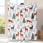 Deer And Christmas Tree