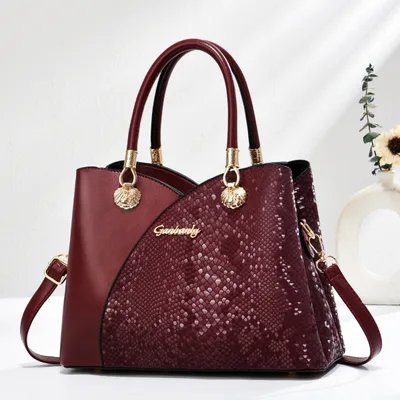 Designed Specifically For Midlife Moms An Elegant Spacious Shoulder Or Crossbody Bag Red - Shop at LoveMi