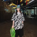 Cuban-collar Floral Shirt Thin And Loose-fitting - Floral - View 1